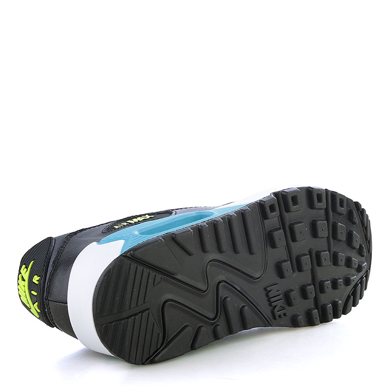 детские черные кроссовки Nike Air Max 90 Mesh GS 724824-004 - цена, описание, фото 4
